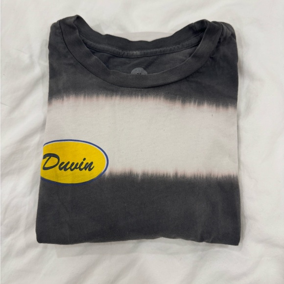 Duvin Design Co - Black and White Striped Long Sleeve Tee - Picture 3 of 3